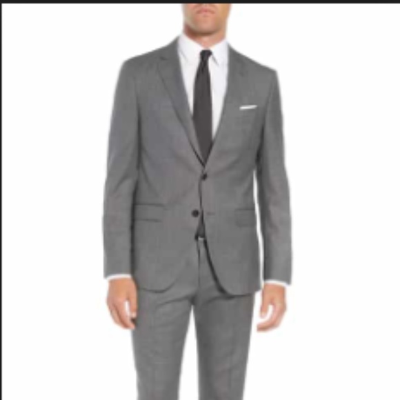 Hugo Boss Other - Hugo Boss Mars/Challenger 50/40R 33 Gray Wool Suit